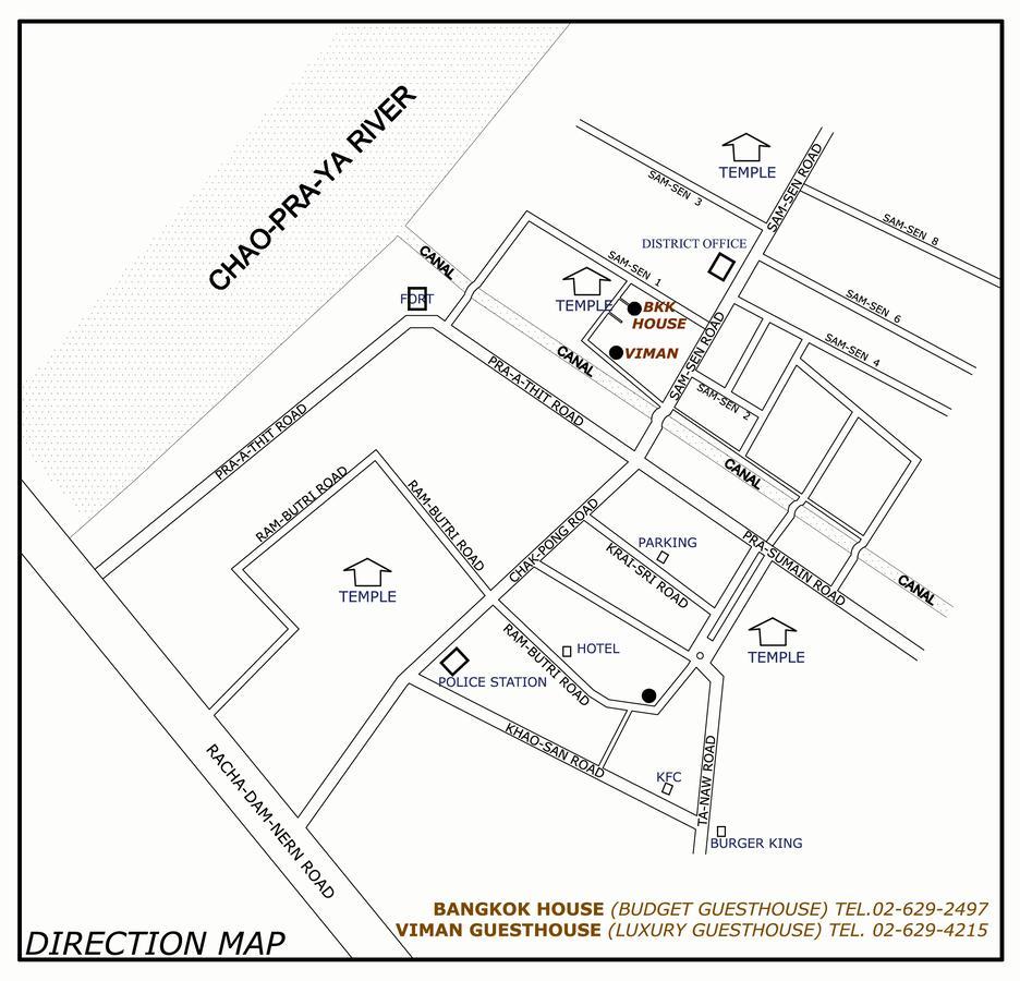 Bangkok House Hostel Phra Nakon Luaran gambar